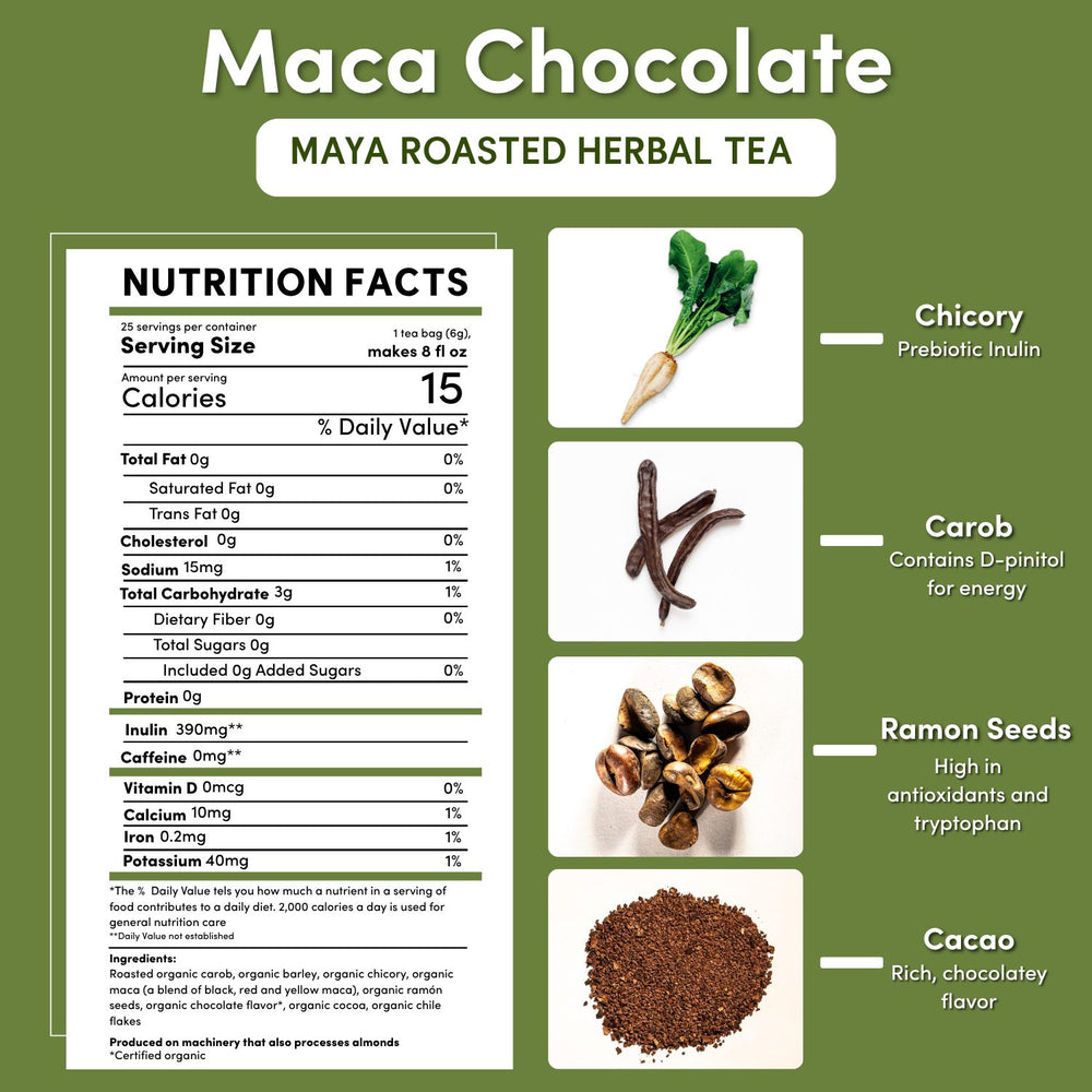 Maca Chocolate Roasted Herbal Tea