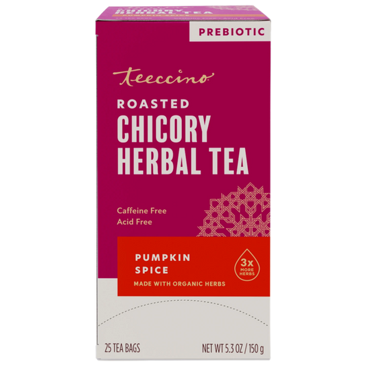 Hero view of Teeccino Pumpkin Spice Roasted Herbal Tea