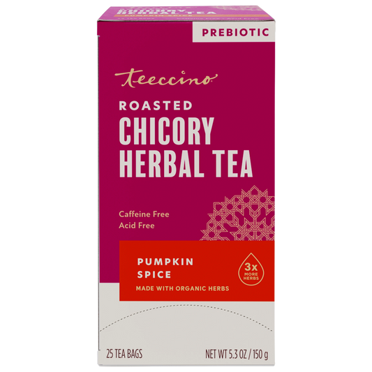 Hero view of Teeccino Pumpkin Spice Roasted Herbal Tea