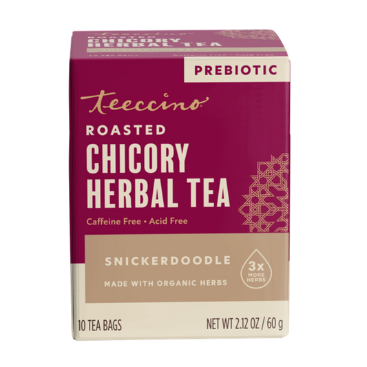 Teeccino Snickerdoodle Herbal Tea - Hero panel