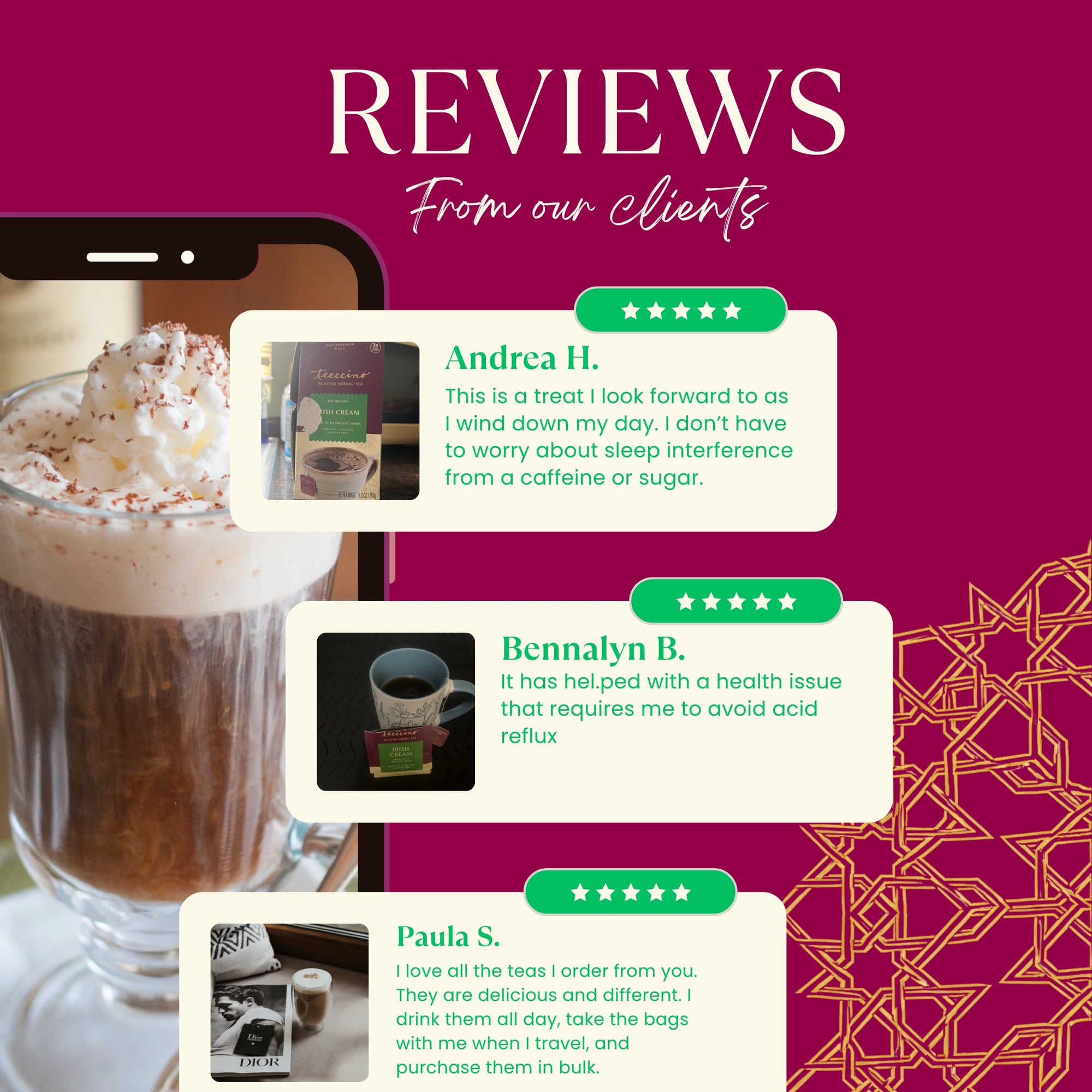 Irish Cream Roasted Herbal Tea