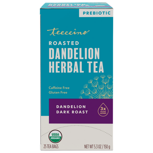 Hero view of Teeccino Dandelion Dark Roast Herbal Tea