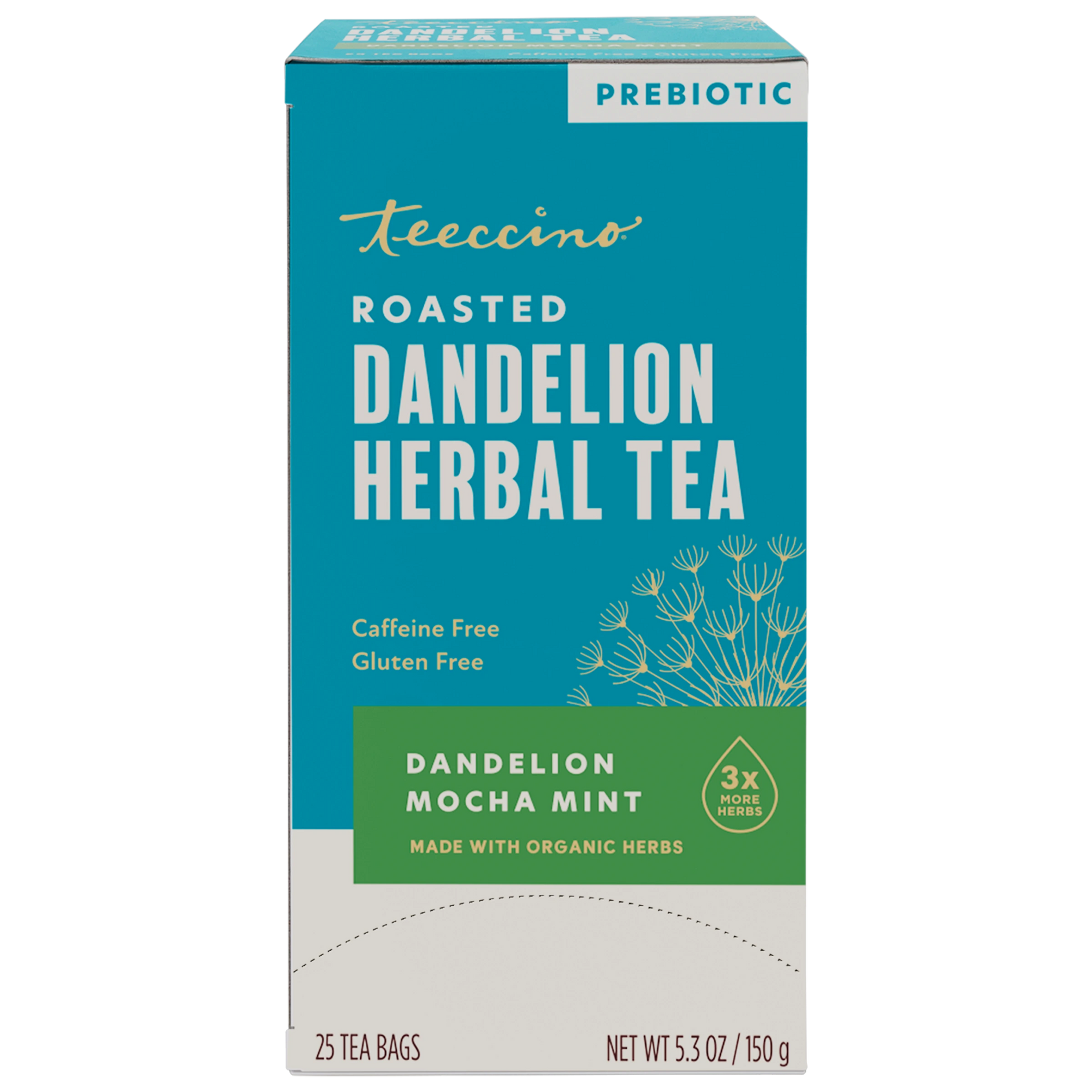 Dandelion Mocha Mint Roasted Herbal Tea – Teeccino