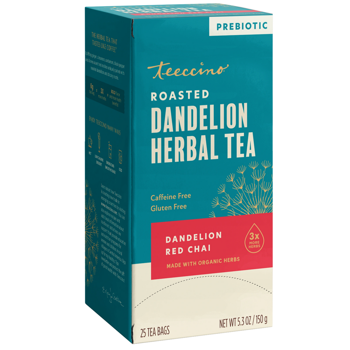 Dandelion Red Chai Roasted Herbal Tea