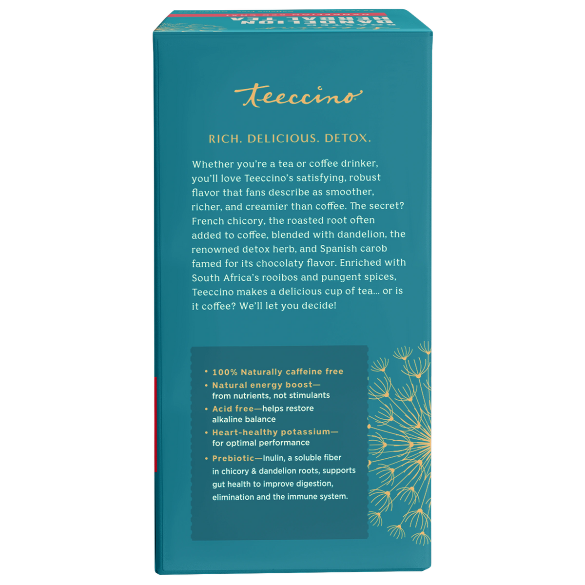 Dandelion Red Chai Roasted Herbal Tea