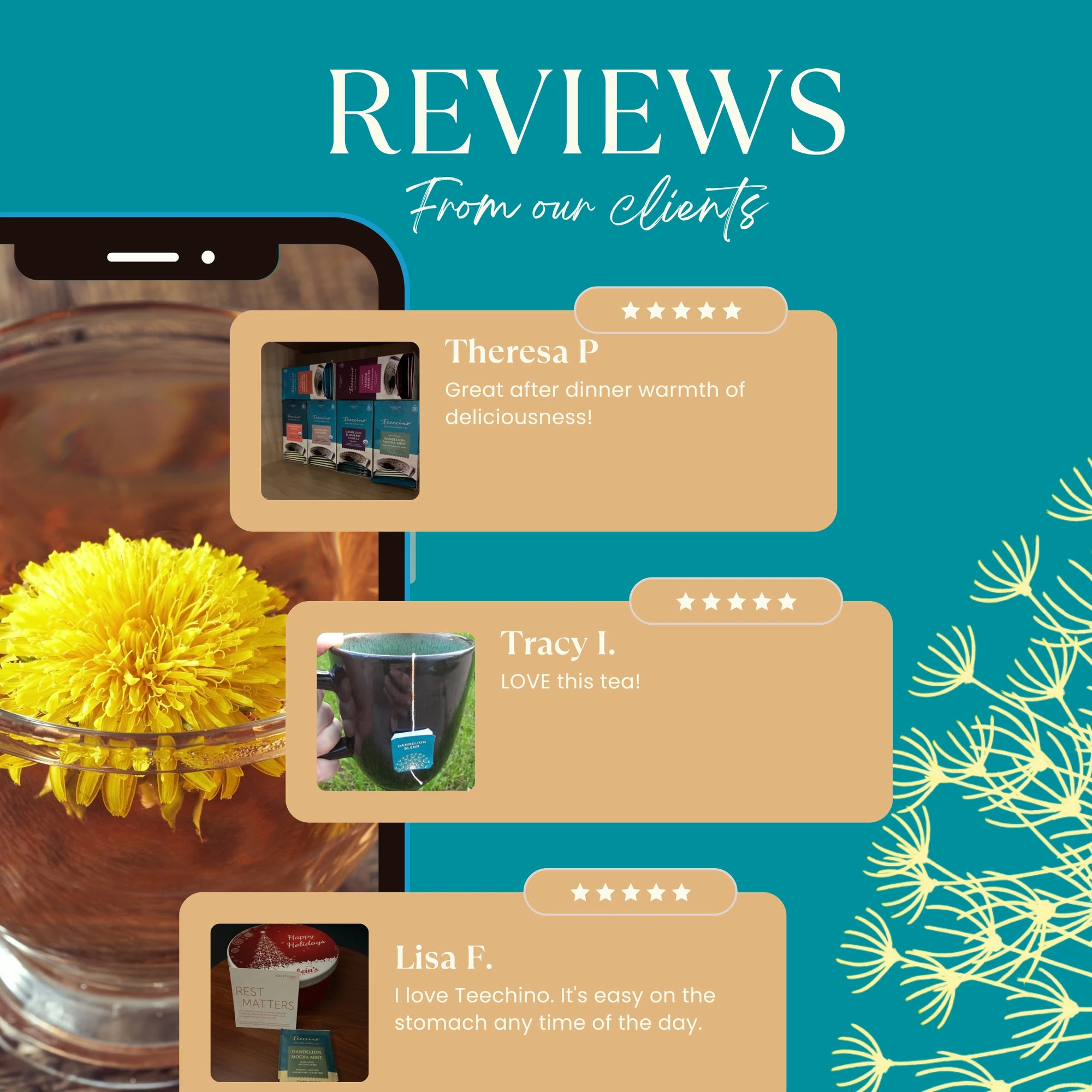 Dandelion Coconut Roasted Herbal Tea