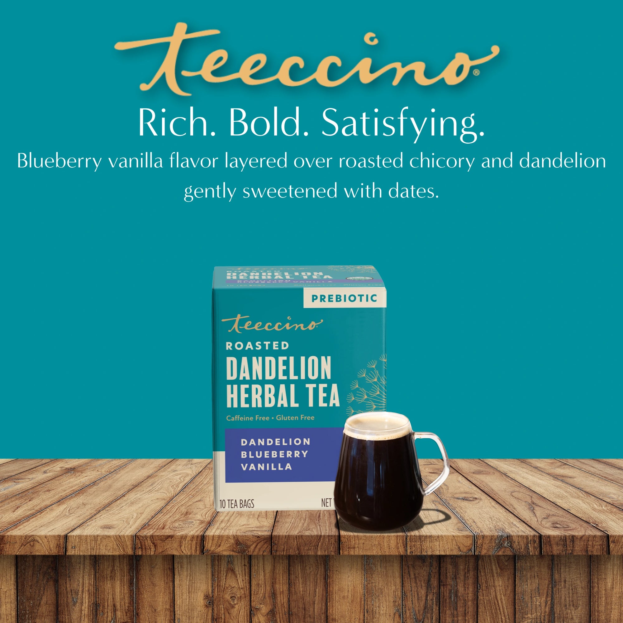 Dandelion Blueberry Vanilla Roasted Herbal Tea
