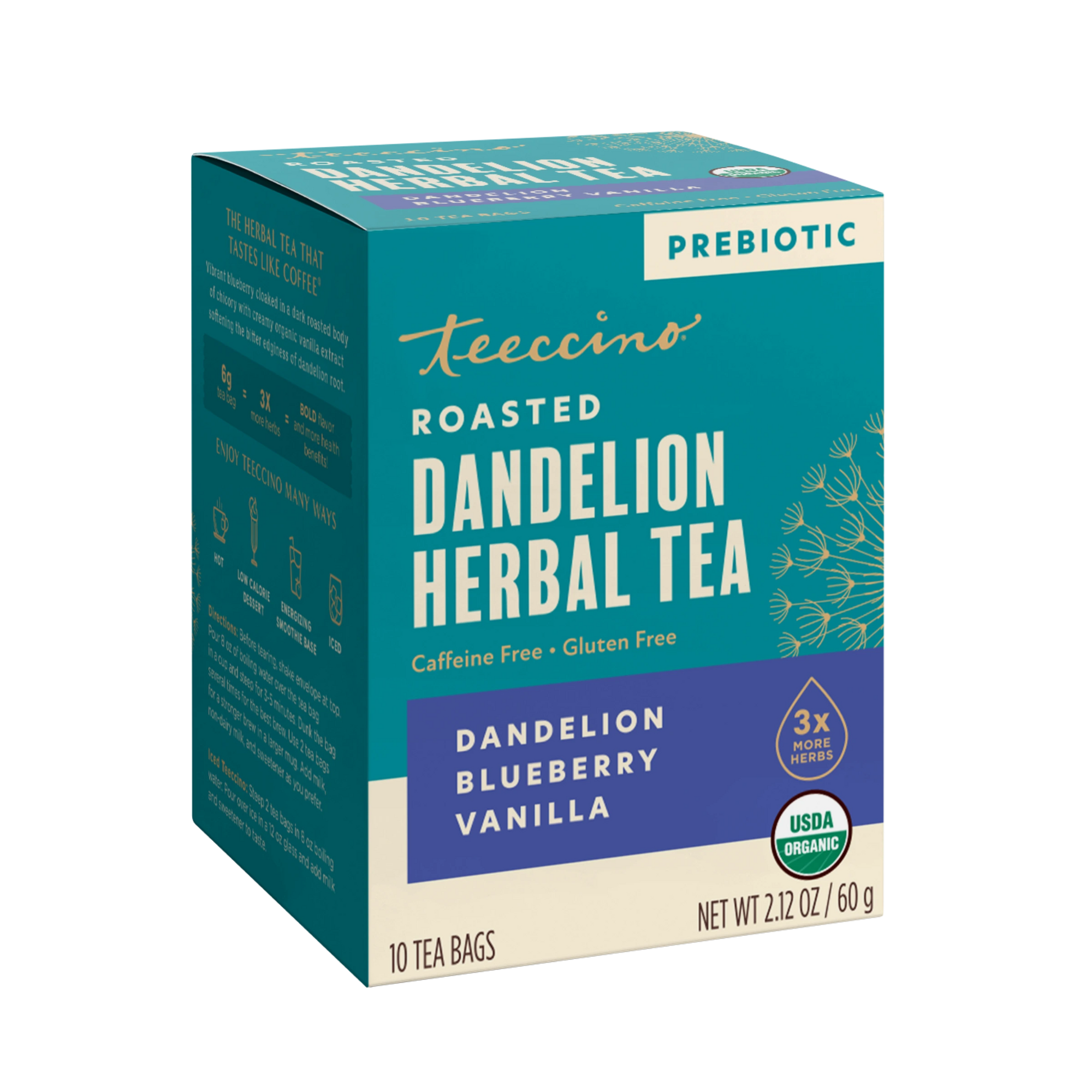 Dandelion Blueberry Vanilla Roasted Herbal Tea