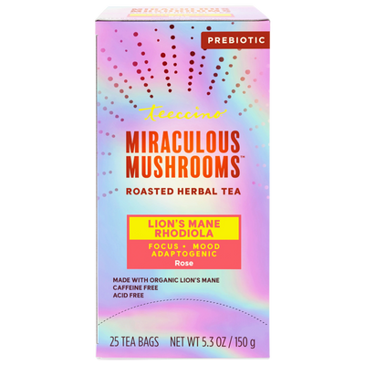 Lion's Mane Rhodiola Rose Mushroom Herbal Tea