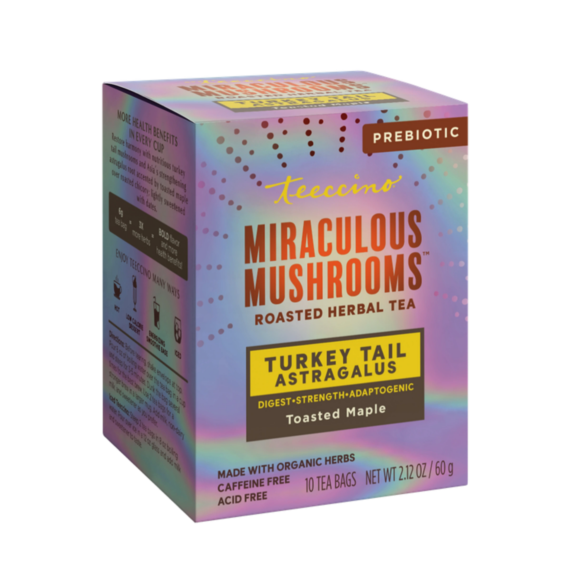 Turkey Tail Astragalus Toasted Maple Mushroom Herbal Tea