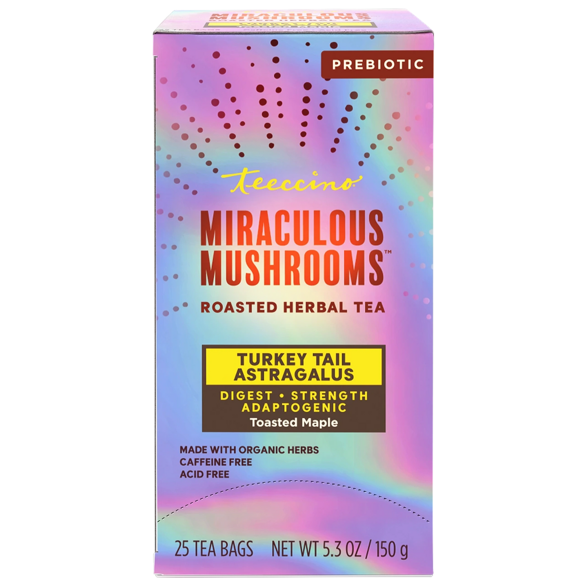 Turkey Tail Astragalus Toasted Maple Mushroom Herbal Tea