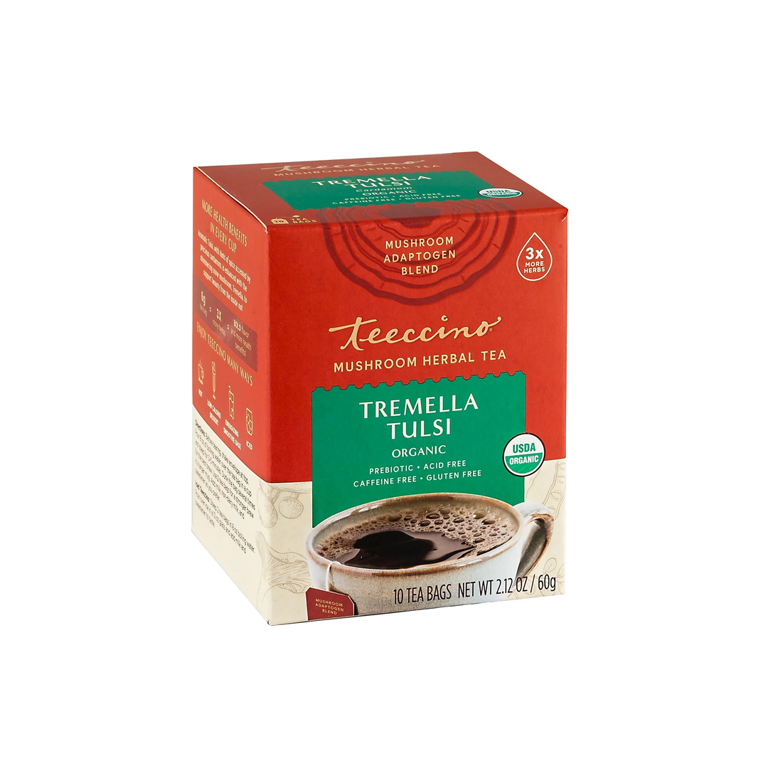 Tremella Tulsi Cardamom Mushroom Herbal Tea - Image 1