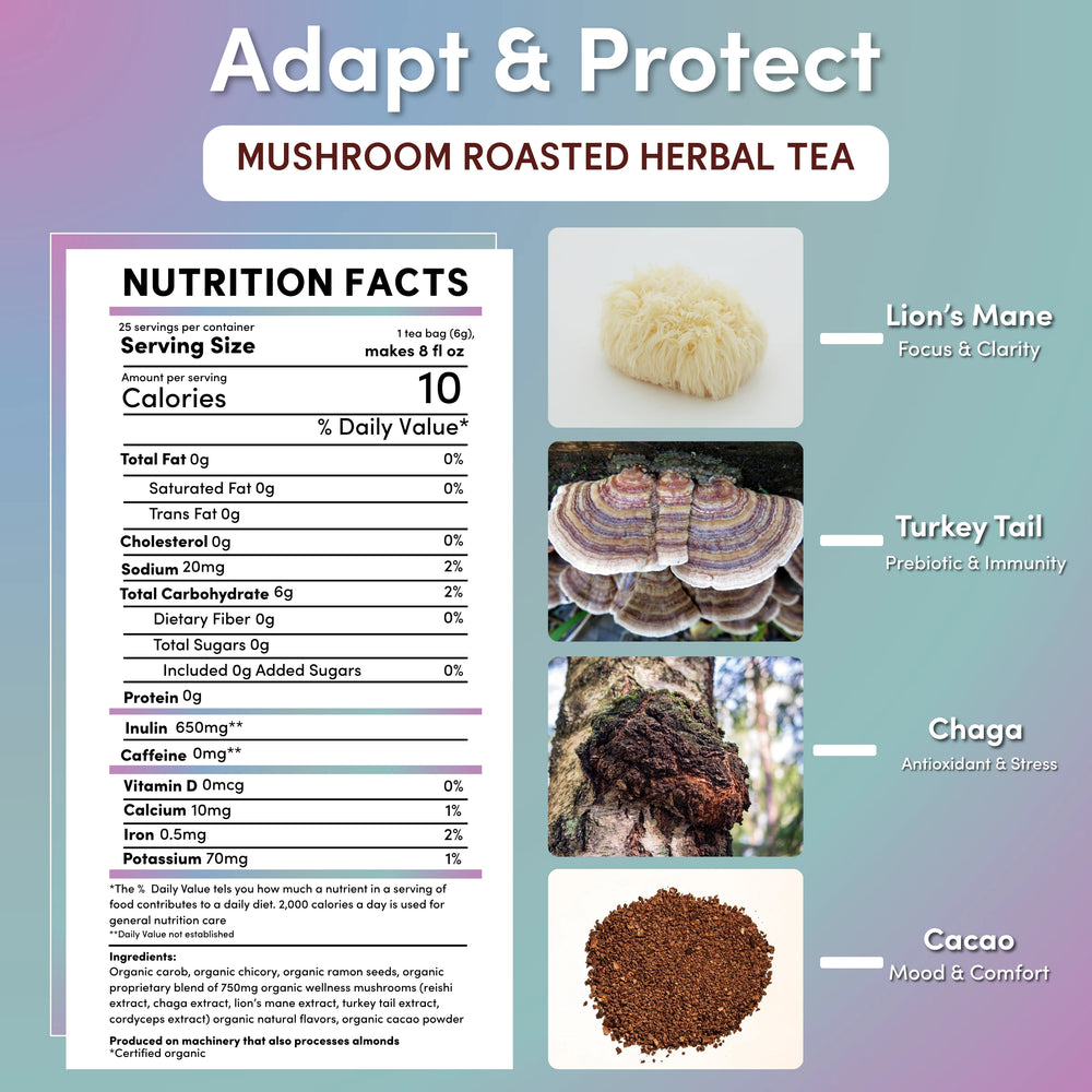 Miraculous Mushrooms® Adapt & Protect Herbal Tea