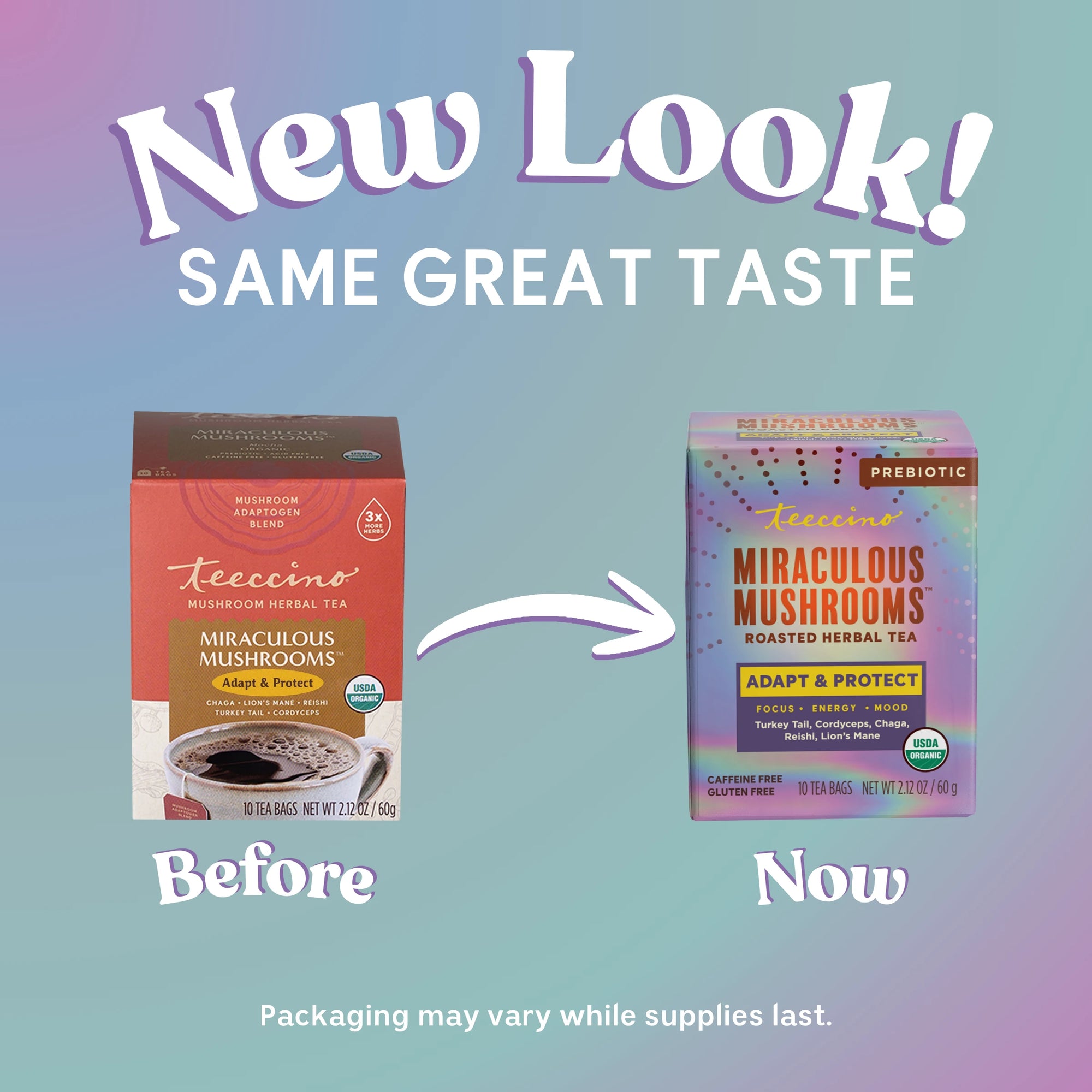 Miraculous Mushrooms® Adapt & Protect Herbal Tea