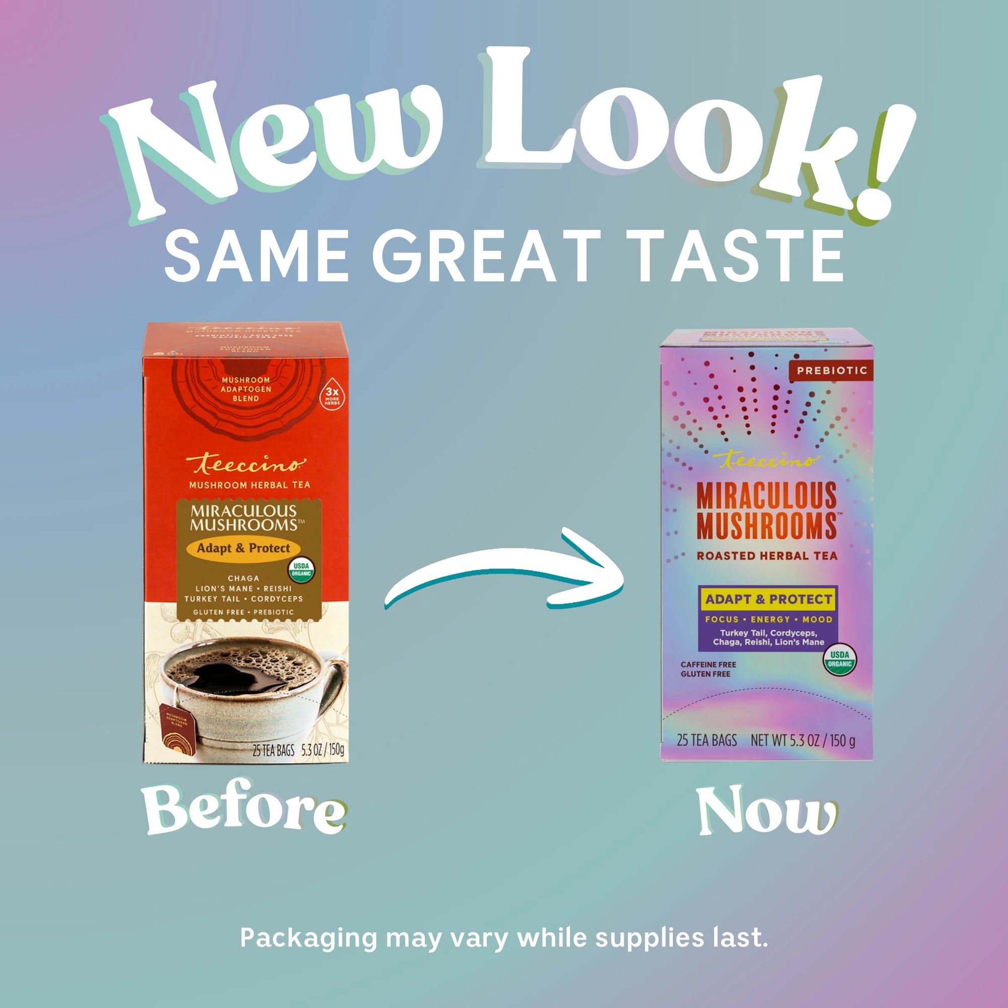 Miraculous Mushrooms® Adapt & Protect Herbal Tea