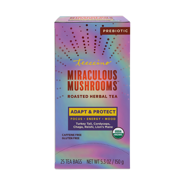 Miraculous Mushrooms® Adapt & Protect Mushroom Herbal Tea | Teeccino