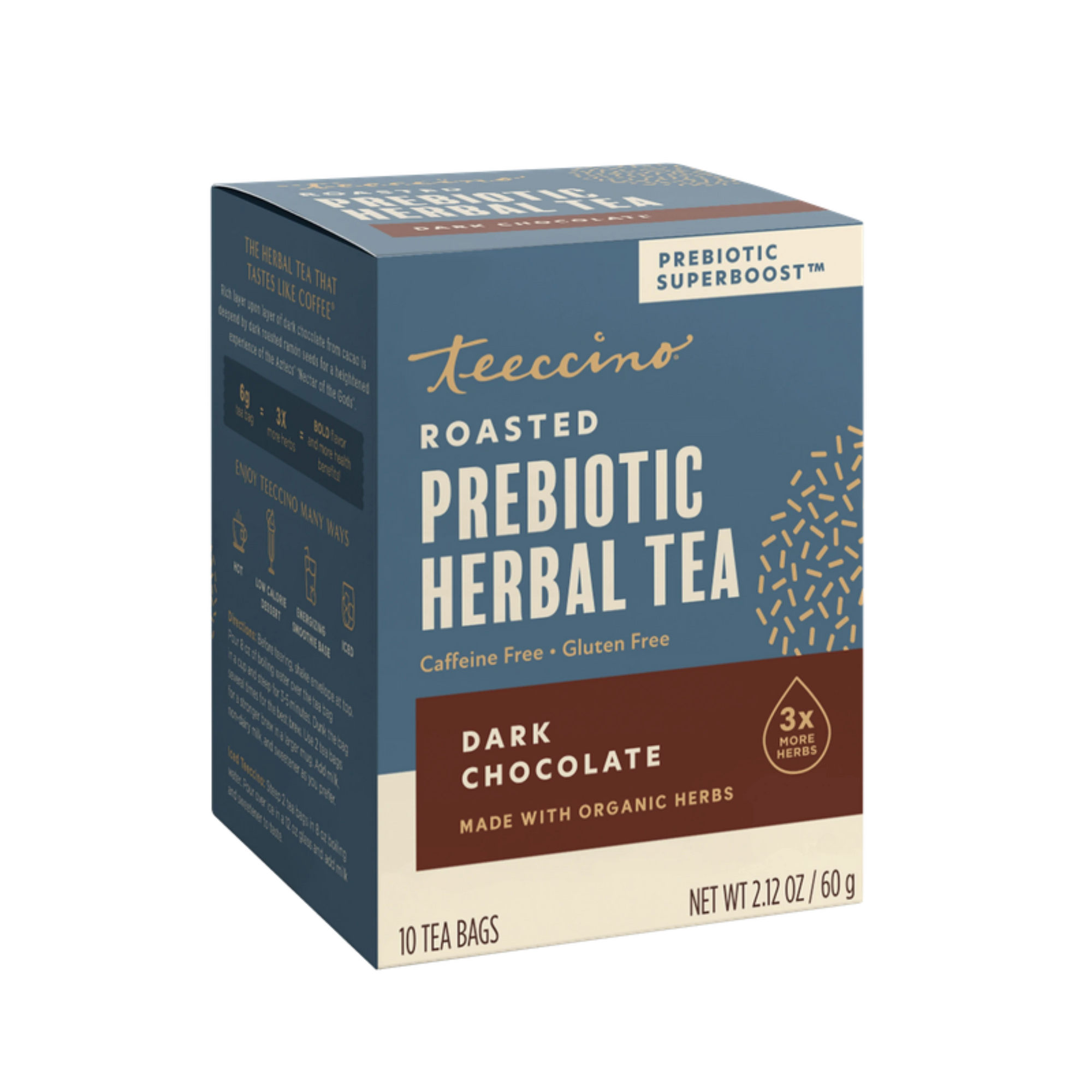 Dark Chocolate Prebiotic SuperBoost Herbal Tea