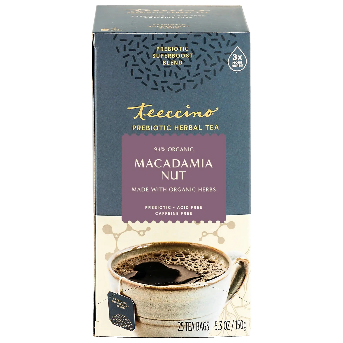 Macadamia Nut Prebiotic SuperBoost Herbal Tea