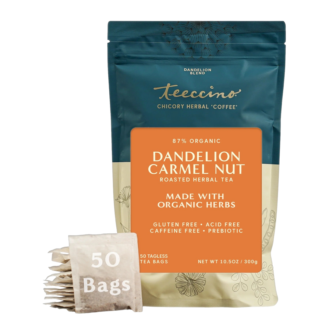 Dandelion Caramel Nut Roasted Herbal Tea - Image 1