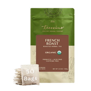 French Roast Roasted Herbal Tea — 50 tagless tea bags