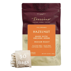Hazelnut Roasted Herbal Tea — 50 tagless tea bags