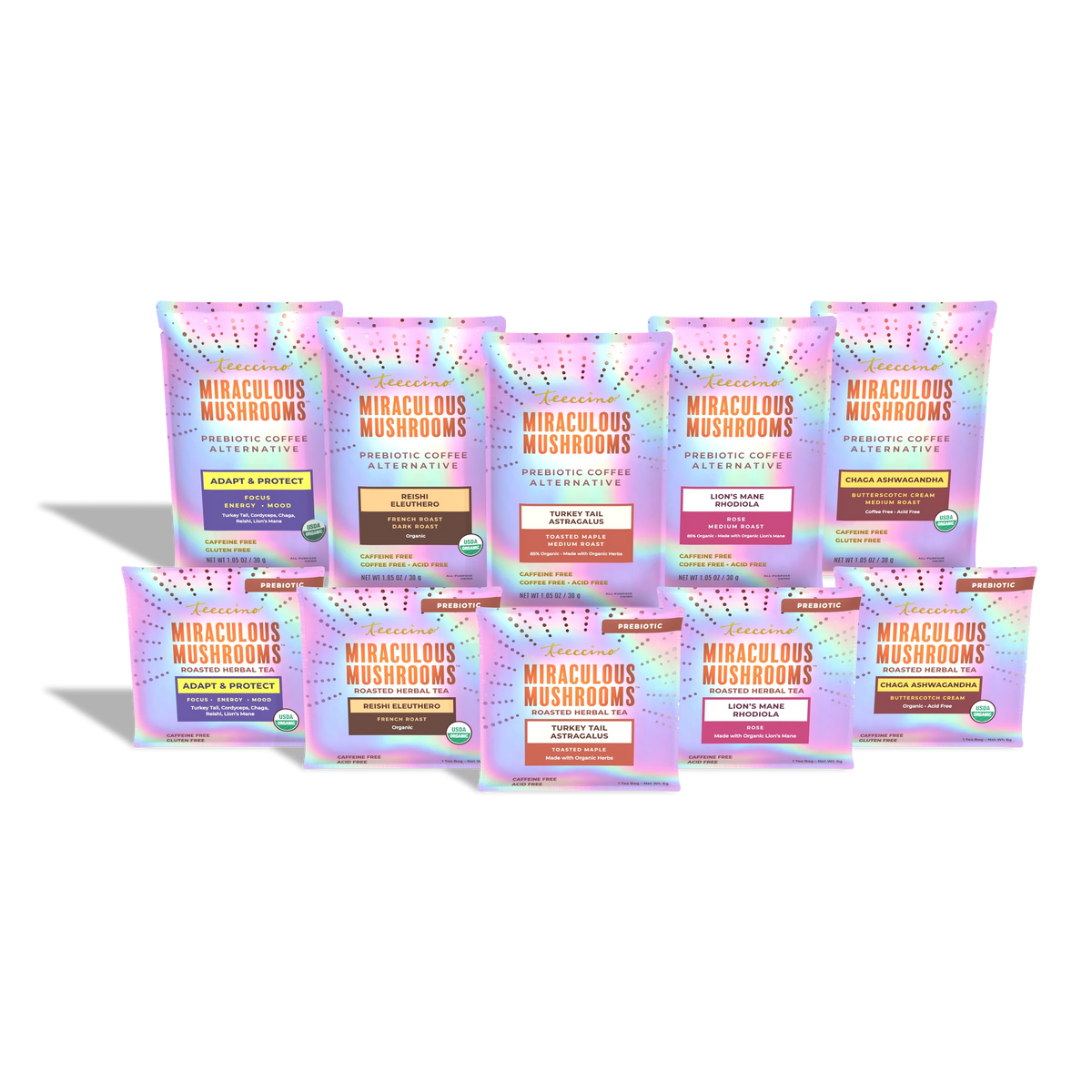 Mushroom Herbal Coffee Sampler