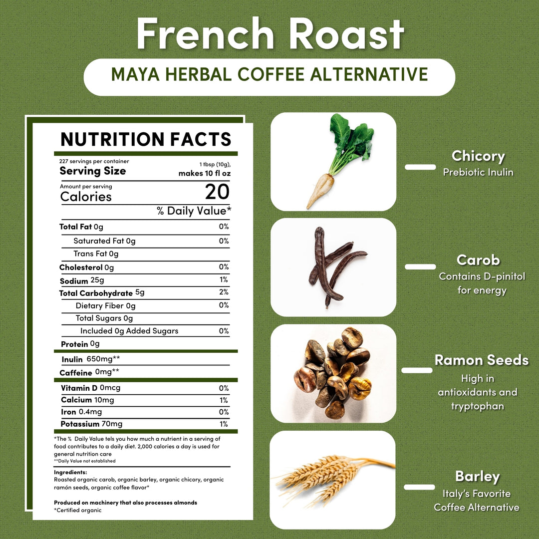 French Roast Chicory Herbal Coffee - Image 2
