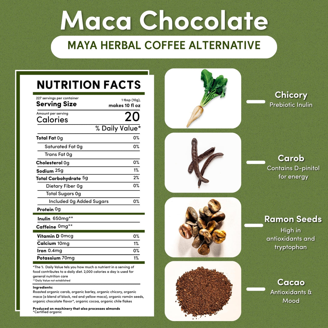 Maca Chocolate Chicory Herbal Coffee - Image 2