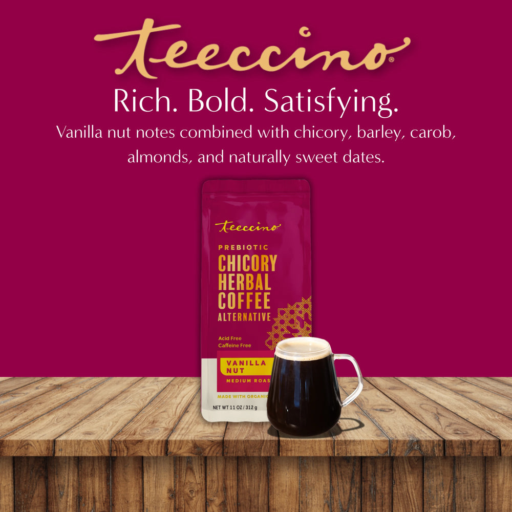 Coffee & Vanilla 他多数 Vanilla Nut Chicory Herbal Coffee – Teeccino