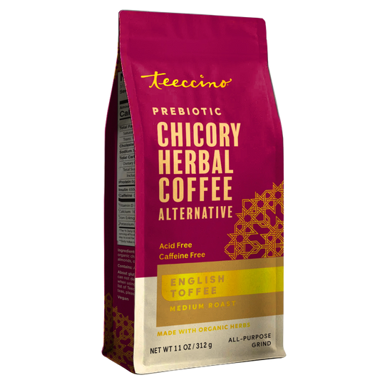Hero view of Teeccino English Toffee Herbal Coffee