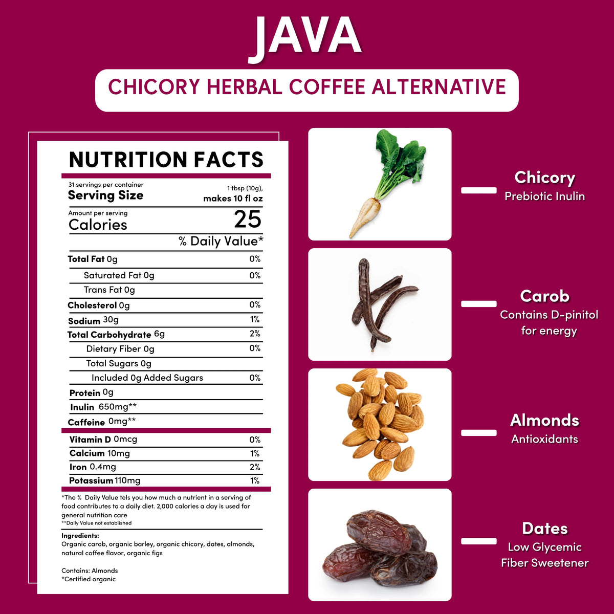 Java Chicory Herbal Coffee