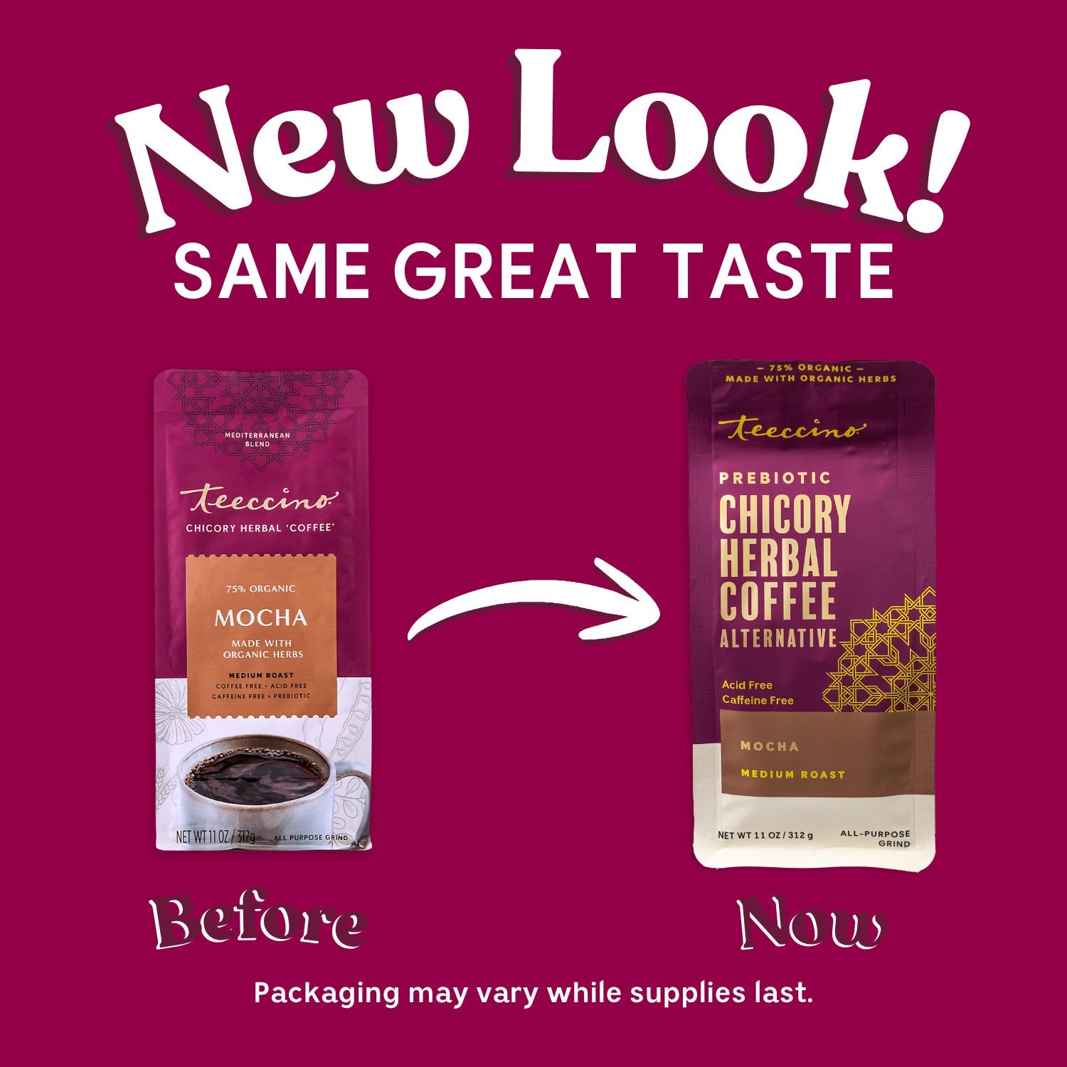 Mocha Chicory Herbal Coffee – Teeccino