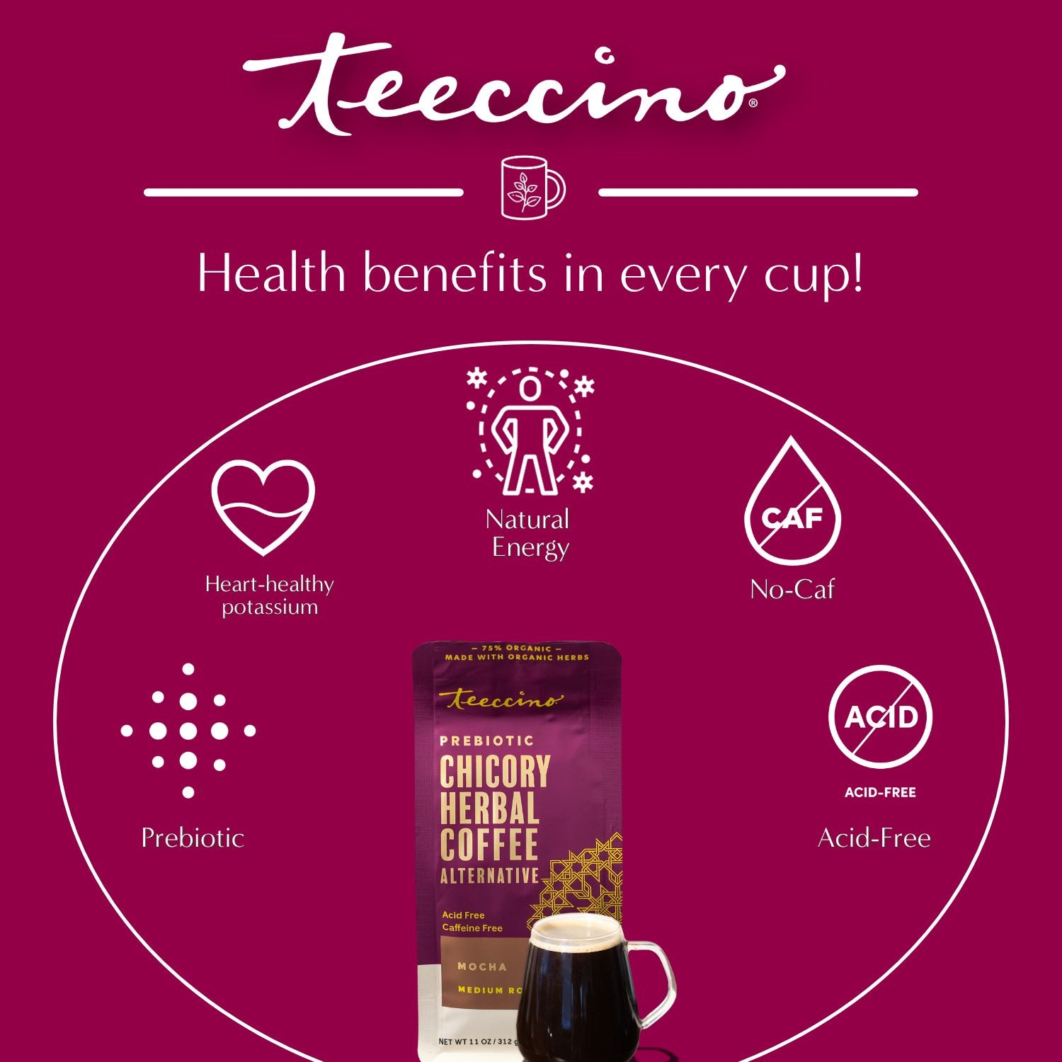 Mocha Chicory Herbal Coffee