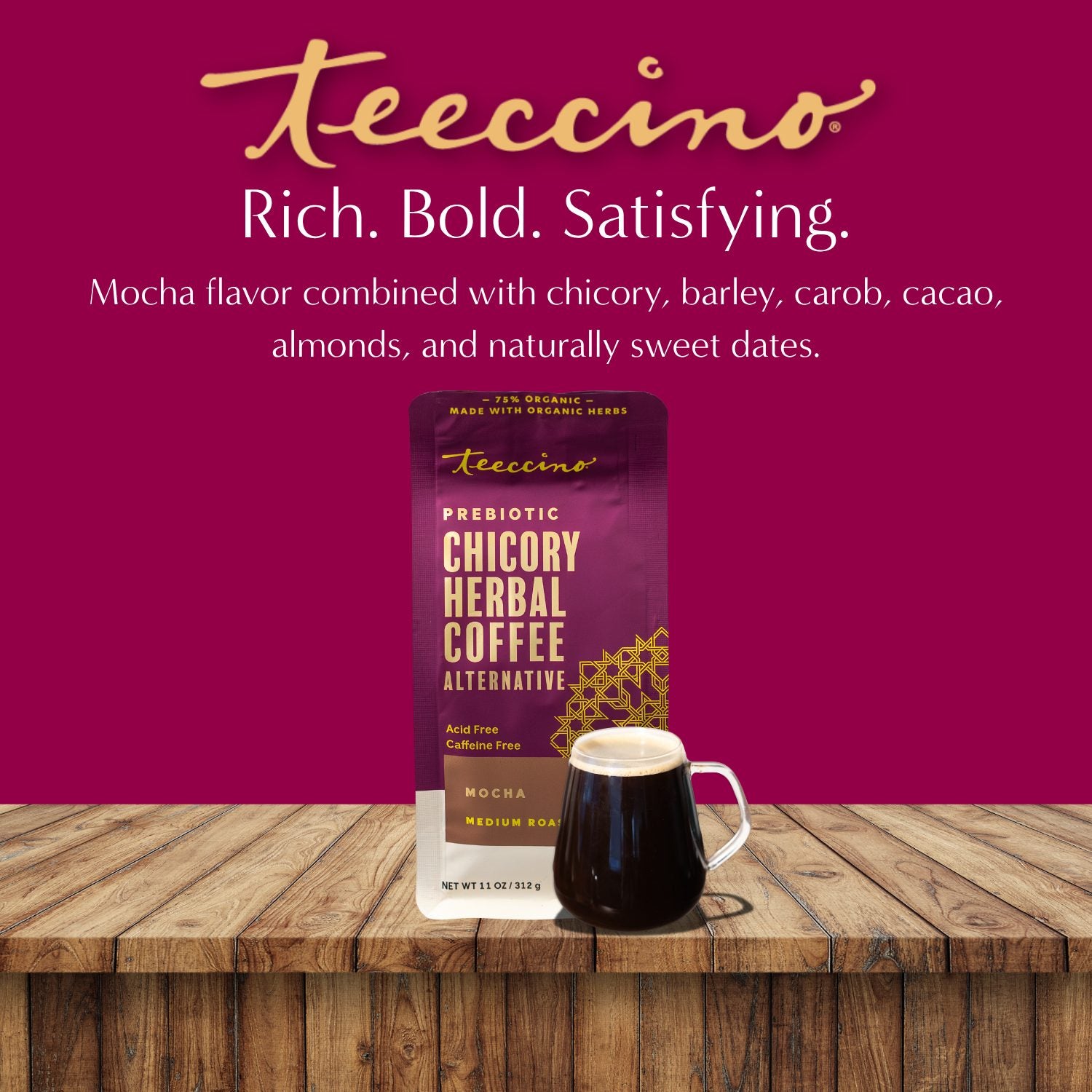 Mocha Chicory Herbal Coffee