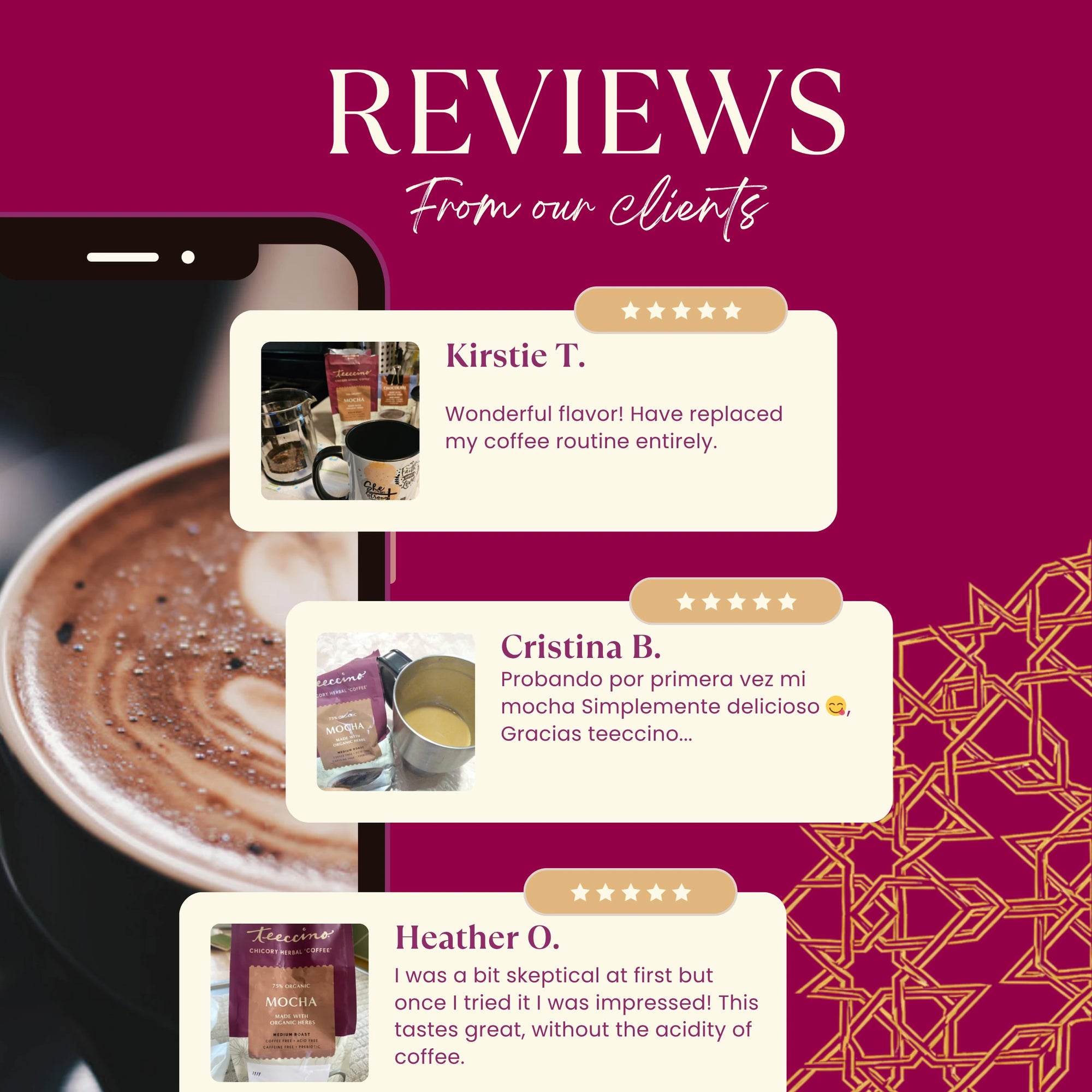 Mocha Chicory Herbal Coffee