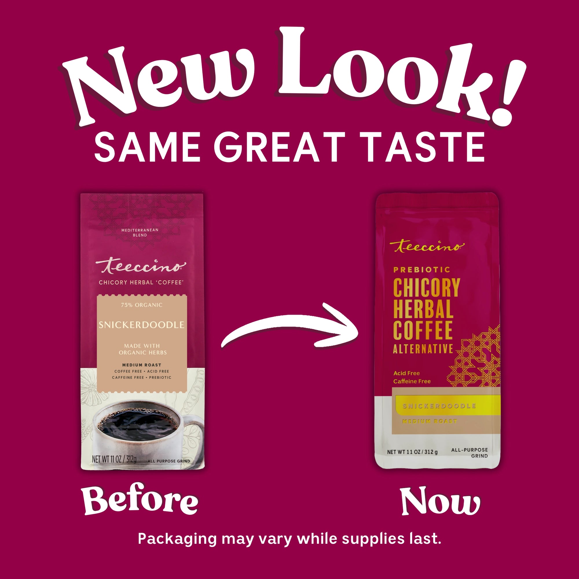 Snickerdoodle Chicory Herbal Coffee