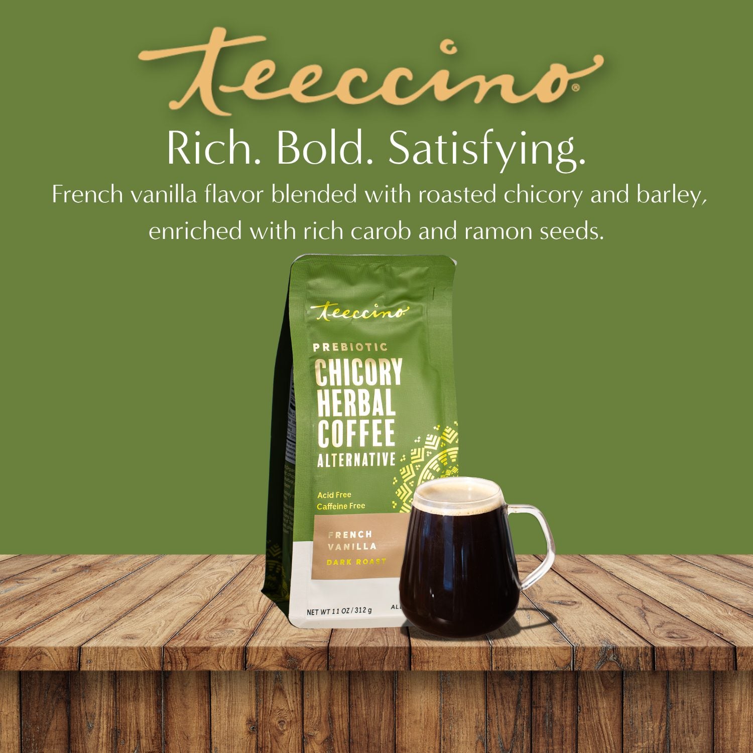 French Vanilla Herbal Coffee – Teeccino