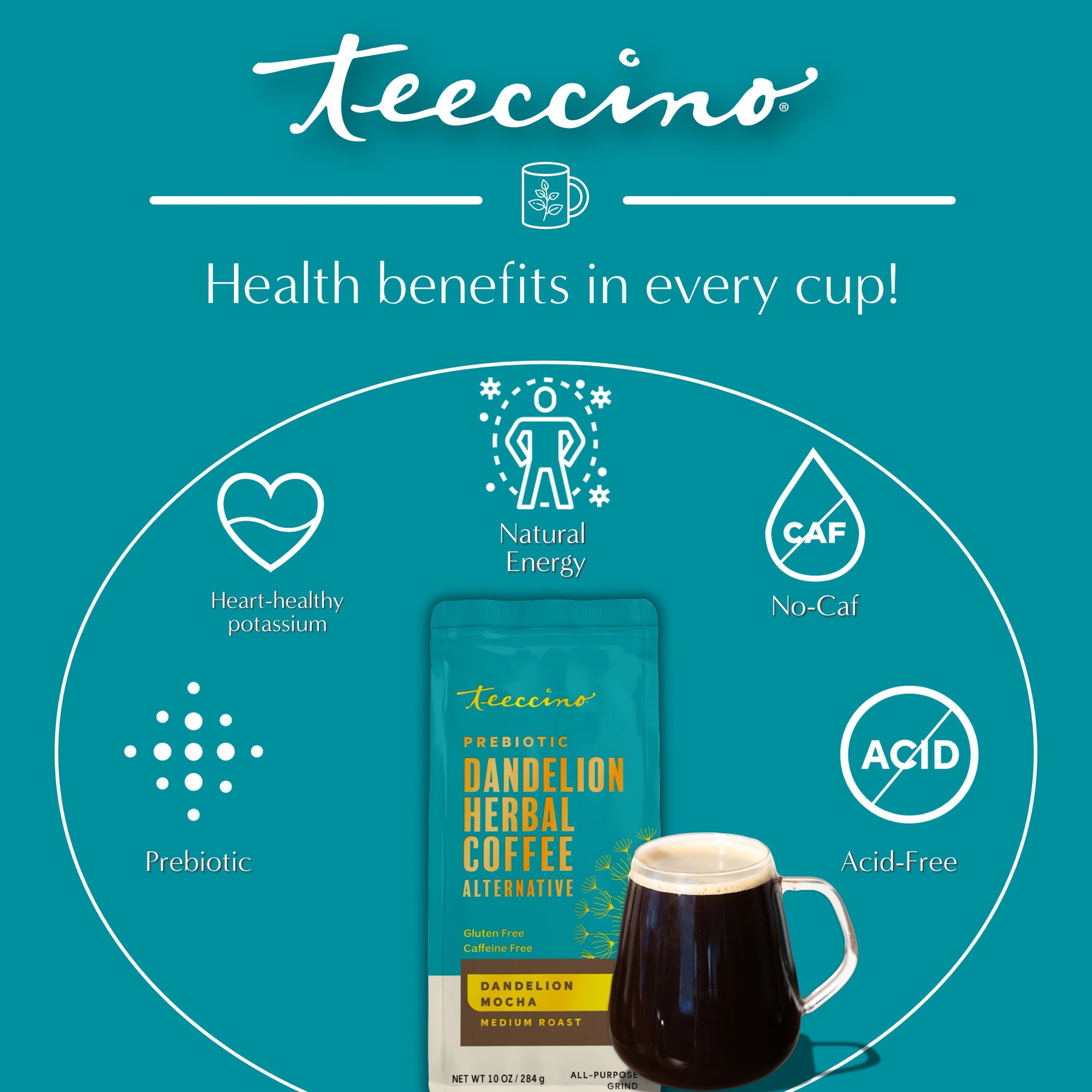 Dandelion Mocha Herbal Coffee