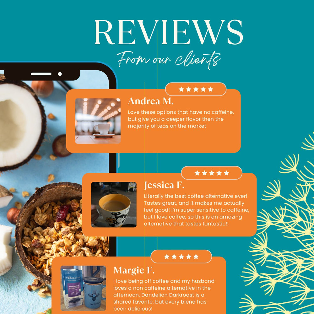 Dandelion Dark Roast Herbal Coffee