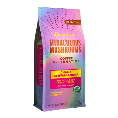 Chaga Ashwagandha Butterscotch Cream Mushroom Herbal Coffee