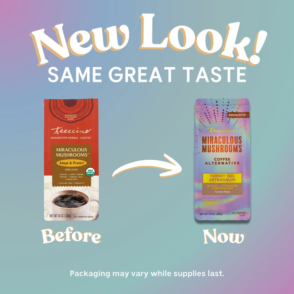 Turkey Tail Astragalus Toasted Maple Mushroom Herbal Coffee
