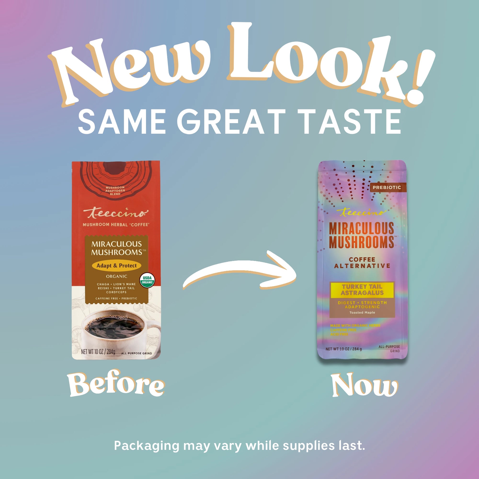 Turkey Tail Astragalus Toasted Maple Mushroom Herbal Coffee