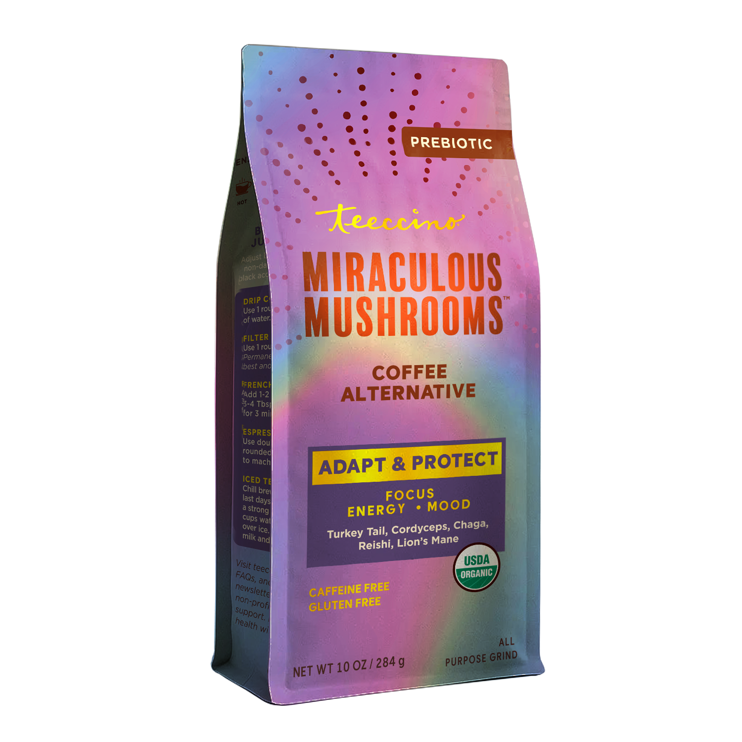 Miraculous Mushrooms® Adapt & Protect Herbal Coffee