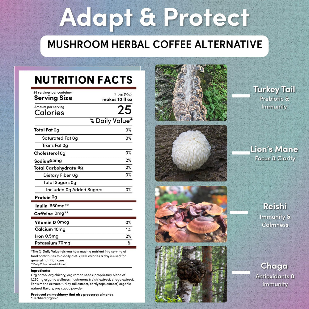 Miraculous Mushrooms® Adapt & Protect Herbal Coffee