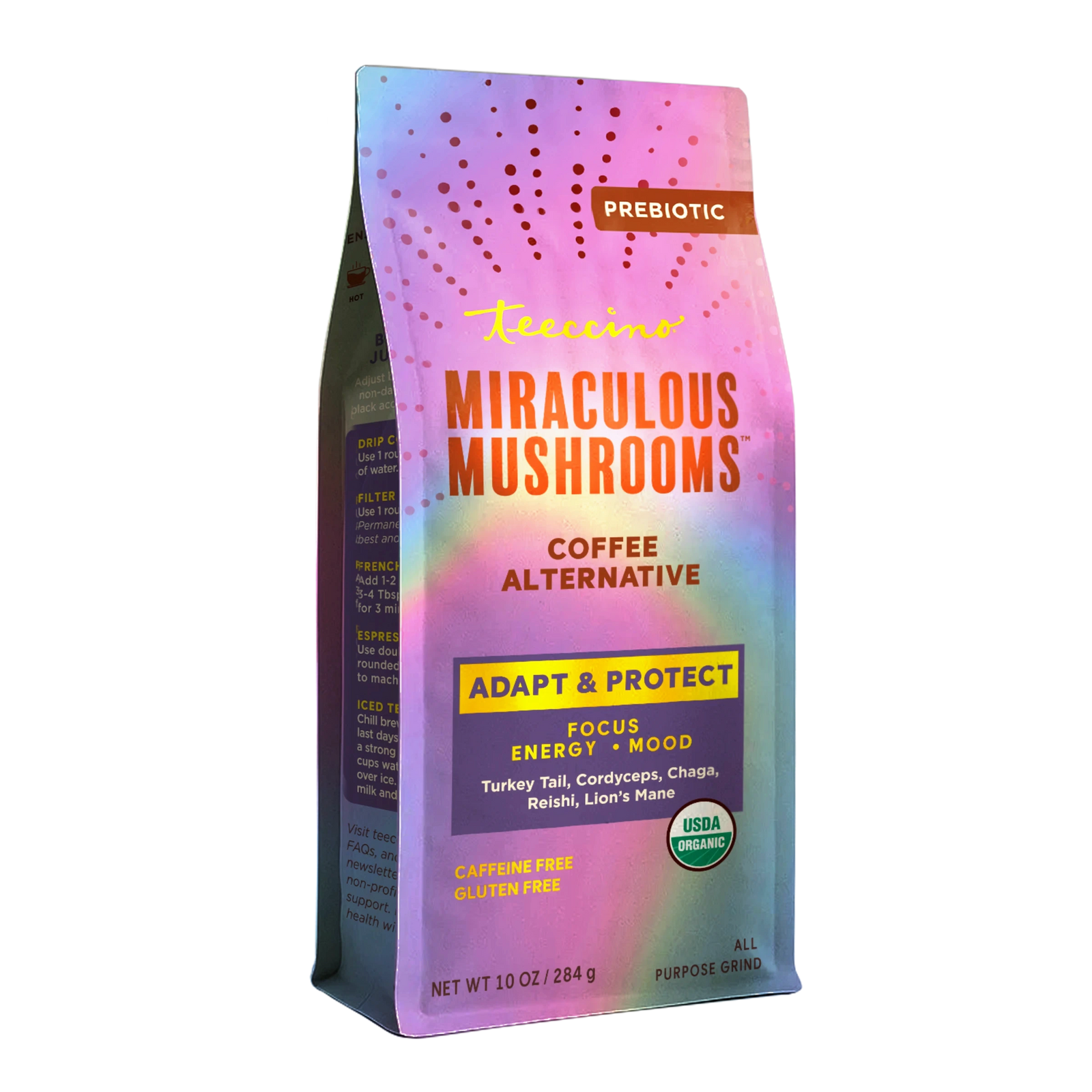 Miraculous Mushrooms® Adapt & Protect Herbal Coffee