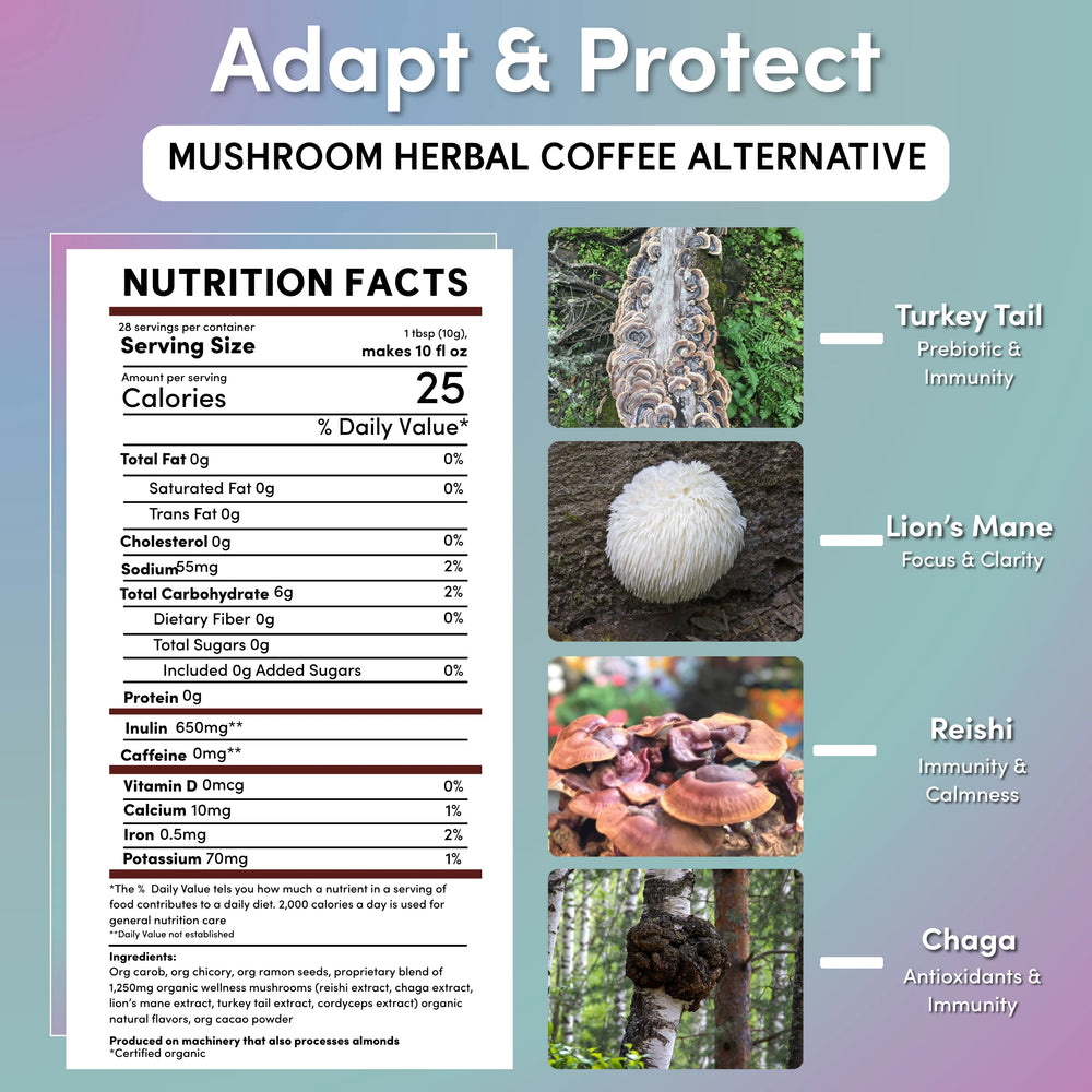 Miraculous Mushrooms® Adapt & Protect Herbal Coffee