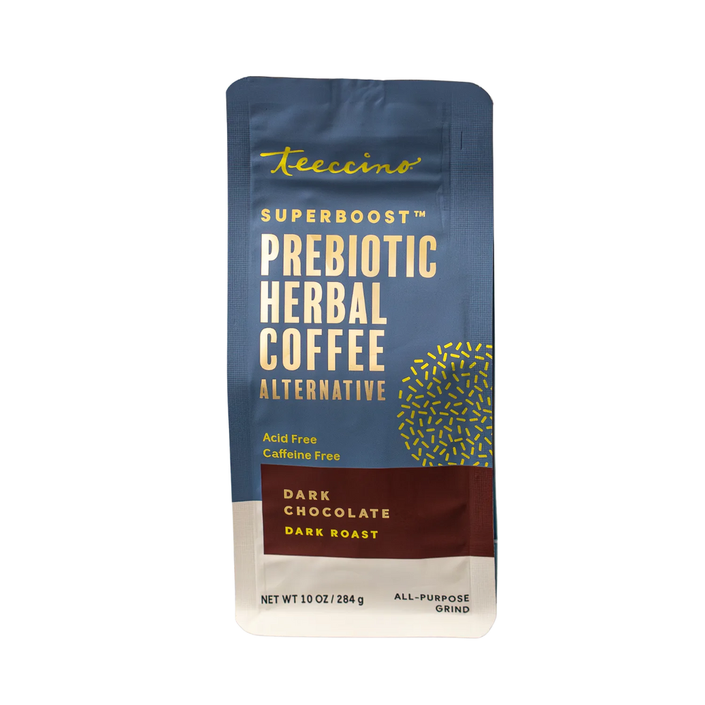 Dark Chocolate Prebiotic SuperBoost Herbal Coffee – Teeccino