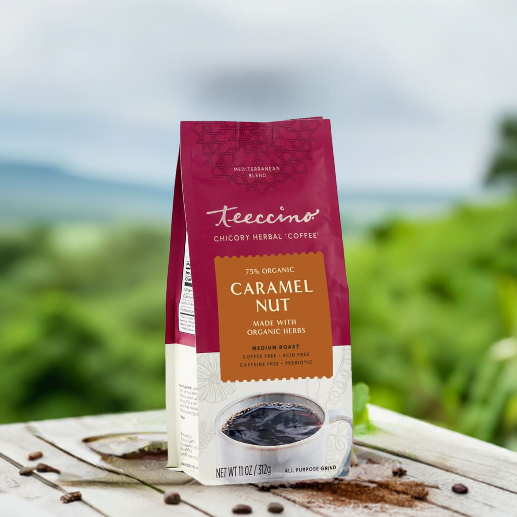 Caramel Nut Chicory Herbal Coffee – Teeccino