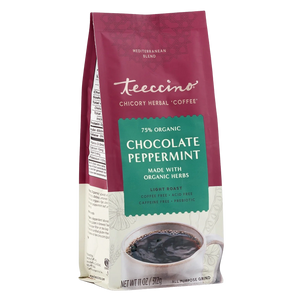 Chocolate Peppermint Chicory Herbal Coffee — 11 ounce ground