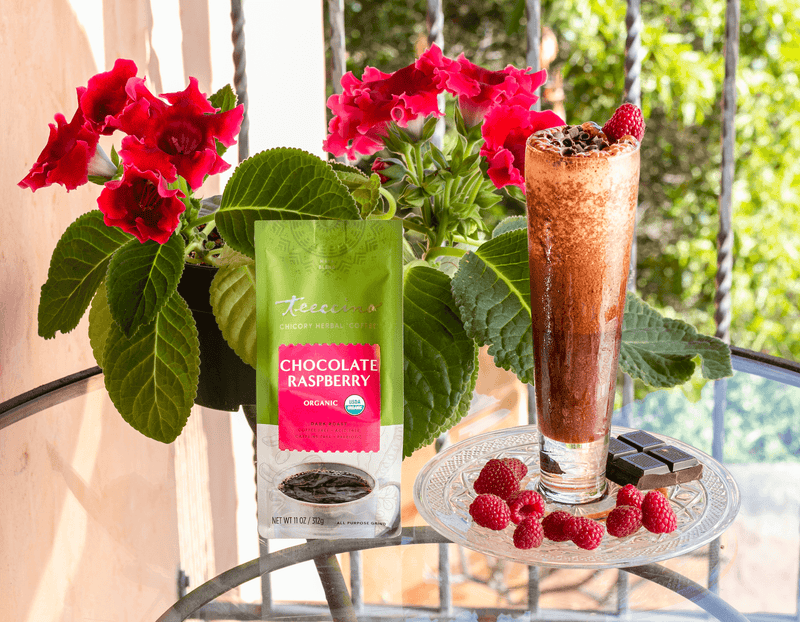 Teeccino Chocolate Raspberry Herbal Coffee